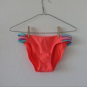 Neon pink swimsuit bottoms